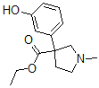 CAS 登录号：38906-58-0， 乙基3-(3-羟基苯基)-1-甲基吡咯烷-3-羧酸酯