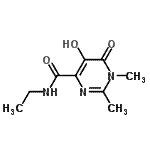 CAS#: 389130-73-8, N-Ethyl-5-Hydroxy-1,2-Dimethyl-6-Oxo-1,6-Dihydro-4-Pyrimidinecarboxamide