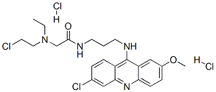 CAS#: 38915-22-9, 2-(2-Chloroethyl-Ethylamino)-N-[3-[(6-Chloro-2-Methoxyacridin-9-Yl)Amino]Propyl]Acetamide Dihydrochloride