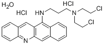 CAS 登录号：38915-57-0， N'-苯并[b]吖啶-12-基-N,N-二(2-氯乙基)丙烷-1,3-二胺二盐酸盐
