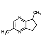 CAS 登录号：38917-61-2， 2,5-二甲基-6,7-二氢-5H-环戊二烯并[b]吡嗪