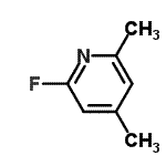 CAS 登录号：38926-11-3， 2-氟-4,6-二甲基吡啶