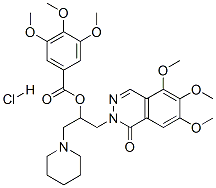 CAS 登录号：38952-85-1， [1-哌啶-1-基-3-(5,6,7-三甲氧基-1-氧代酞嗪-2-基)丙-2-基]3,4,5-三甲氧基苯甲酸酯盐酸盐