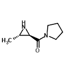 CAS#: 389572-78-5, [(2R,3S)-3-Methyl-2-Aziridinyl](1-Pyrrolidinyl)Methanone