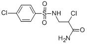 CAS 登录号：38962-86-6， 2-氯-3-(4-氯-苯磺酰基氨基)-丙酰胺