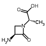 CAS 登录号：389806-13-7， (2S)-2-[(3S)-3-氨基-2-氧代-1-氮杂环丁基]丙酸