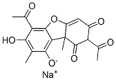 CAS#: 39012-86-7, Sodium 2,6-Diacetyl-7,9-Dihydroxy-8,9b-Dimethyl-1-Oxodibenzofuran-3-Olate