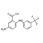 CAS#: 39053-09-3, 5-Amino-2-{[3-(Trifluoromethyl)Phenyl]Amino}Benzoic Acid