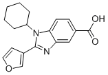 CAS#: 390811-95-7, 1-Cyclohexyl-2-(3-Furanyl)-1H-Benzimidazole-5-Carboxylic Acid