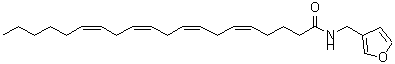 CAS#: 390824-20-1, (5Z,8Z,11Z,14Z)-N-(3-Furanylmethyl)-5,8,11,14-Eicosatetraenamide