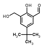 CAS 登录号：39117-96-9， 2-羟基-3-(羟基甲基)-5-(2-甲基-2-丙基)苯甲醛