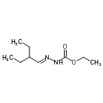 CAS 登录号：391258-47-2， 乙基(2E)-2-(2-乙基丁亚基)肼羧酸酯