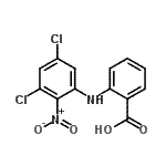 CAS#: 39191-27-0, 2-[(3,5-Dichloro-2-Nitrophenyl)Amino]Benzoic Acid