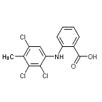 CAS#: 39191-48-5, 2-[(2,3,5-Trichloro-4-Methylphenyl)Amino]Benzoic Acid