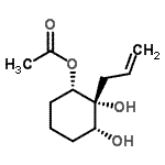 CAS#: 392300-29-7, (1S,2R,3R)-2-Allyl-2,3-Dihydroxycyclohexyl Acetate