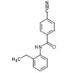 CAS 登录号：392322-92-8， 4-氰基-N-(2-乙基苯基)苯甲酰胺