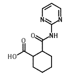 CAS#: 392703-94-5, 2-(2-Pyrimidinylcarbamoyl)Cyclohexanecarboxylic Acid