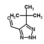 CAS 登录号：392735-27-2， 5-(2-甲基-2-丙基)-2H-1,2,3-三唑-4-甲醛