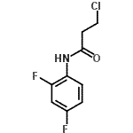 CAS 登录号：392741-26-3， 3-氯-N-(2,4-二氟苯基)丙酰胺