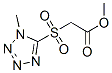 CAS 登录号：39354-97-7， 甲基2-(1-甲基四唑-5-基)磺酰基乙酸酯