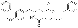 CAS 登录号：393569-31-8， (S)-5-(4-苄氧基苯基)-4-((7-苯基庚酰基)氨基)戊酸