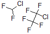 CAS#: 39432-81-0, Chloro-Difluoromethane; 1-Chloro-1,1,2,2,2-Pentafluoroethane