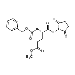 CAS#: 39538-31-3, 1-(2,5-Dioxo-1-Pyrrolidinyl) 5-Methyl N-[(Benzyloxy)Carbonyl]-L-Glutamate