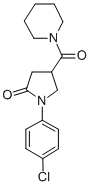 CAS#: 39630-15-4, 1-(P-Chlorophenyl)-4-Piperidinocarbonyl-2-Pyrrolidinone