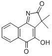 CAS 登录号：39674-97-0， 4-羟基-3,3-二甲基-2H-苯并[g]吲哚-2,5(3H)-二酮