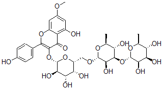 CAS#: 39723-40-5, Rhamnocitrin 3-O-beta-D-rhamninoside