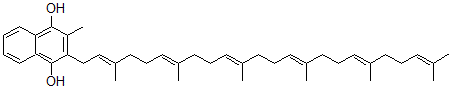 CAS#: 39776-48-2, 2-[(2E,6E,10E,14E,18E)-3,7,11,15,19,23-Hexamethyltetracosa-2,6,10,14,18,22-Hexaenyl]-3-Methylnaphthalene-1,4-Diol