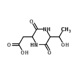CAS 登录号：397847-55-1， [5-(1-羟基乙基)-3,6-二氧代-2-哌嗪基]乙酸