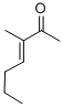 CAS 登录号：39899-08-6， (E)-3-甲基庚-3-烯-2-酮