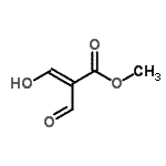 CAS 登录号：39947-70-1， 甲基(2E)-2-甲酰基-3-羟基丙烯酸酯