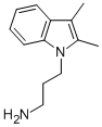 CAS 登录号：39971-86-3， 3-(2,3-二甲基-1H-吲哚-1-基)丙-1-胺