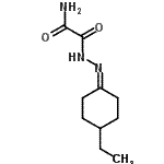 CAS 登录号：400054-59-3， 2-[2-(4-乙基环己基亚基)肼基]-2-氧代乙酰胺
