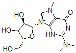 CAS 登录号：40027-70-1， N(2),N(2),7-三甲基鸟苷