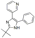 CAS 登录号：40061-07-2， 2-叔-丁基-4(5)-苯基-5(4)-(3-吡啶基)咪唑