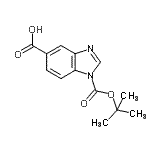 CAS#: 400653-36-3, 1-{[(2-Methyl-2-Propanyl)Oxy]Carbonyl}-1H-Benzimidazole-5-Carboxylic Acid