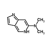 CAS 登录号：400801-88-9， N,N-二甲基-5H-吡咯并[3,2-c]吡啶-6-胺