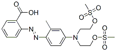 CAS#: 40136-85-4, 2-[[4-[Bis[2-[(Methylsulfonyl)Oxy]Ethyl]Amino]-2-Methylphenyl]Azo]Benzoic Acid