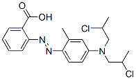 CAS#: 40136-92-3, 2-[[4-[Bis(2-Chloropropyl)Amino]-2-Methylphenyl]Azo]Benzoic Acid
