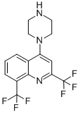 CAS 登录号：401567-76-8， 2,8-二(三氟甲基)-4-(哌嗪-1-基)喹啉