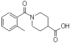 CAS#: 401581-31-5, 1-(2-Methylbenzoyl)-4-Piperidinecarboxylic Acid