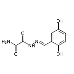 CAS#: 401638-77-5, 2-[(2E)-2-(2,5-Dihydroxybenzylidene)Hydrazino]-2-Oxoacetamide