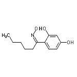 CAS#: 401940-21-4, 4-[(1Z)-N-Hydroxyhexanimidoyl]-1,3-benzenediol
