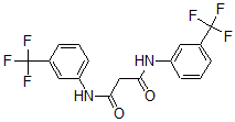 CAS 登录号：402-21-1， N,N''-二-(3-三氟甲基-苯基)-丙二酰胺