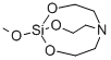 CAS 登录号：4025-80-3， 1-甲氧基-2,8,9-三氧杂-5-氮杂-1-硅杂双环[3.3.3]十一烷