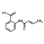 CAS#: 402582-62-1, 2-[(2E)-2-Butenoylamino]Benzoic Acid