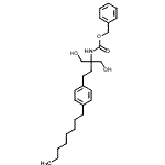 CAS#: 402616-41-5, Benzyl [1-Hydroxy-2-(Hydroxymethyl)-4-(4-Octylphenyl)-2-Butanyl]Carbamate